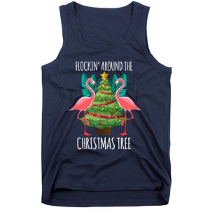 Flockin Around The Christmas Tree Tank Top