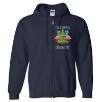 Flockin Around The Christmas Tree Full Zip Hoodie