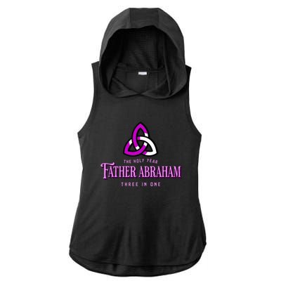 Father Abraham Three In One Apostle Holy Year Trinity Gift Ladies PosiCharge Tri-Blend Wicking Draft Hoodie Tank