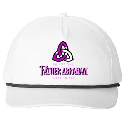 Father Abraham Three In One Apostle Holy Year Trinity Gift Snapback Five-Panel Rope Hat