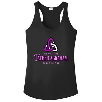 Father Abraham Three In One Apostle Holy Year Trinity Gift Ladies PosiCharge Competitor Racerback Tank