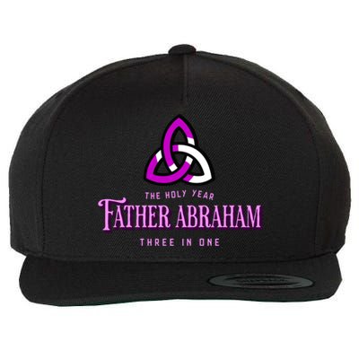 Father Abraham Three In One Apostle Holy Year Trinity Gift Wool Snapback Cap