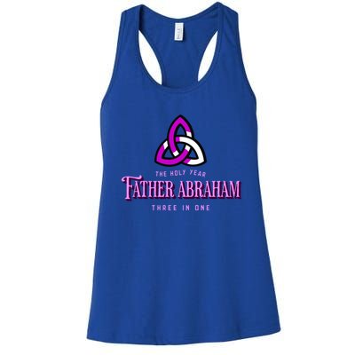 Father Abraham Three In One Apostle Holy Year Trinity Gift Women's Racerback Tank