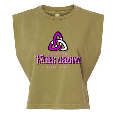 Father Abraham Three In One Apostle Holy Year Trinity Gift Garment-Dyed Women's Muscle Tee