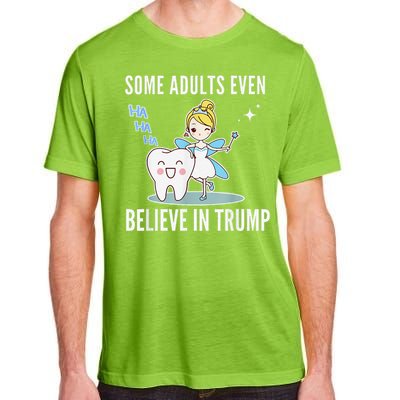 Funny Antitrump Tooth Fairy Laughing Humorous Cartoon Adult ChromaSoft Performance T-Shirt