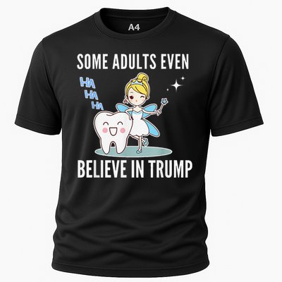 Funny Antitrump Tooth Fairy Laughing Humorous Cartoon Cooling Performance Crew T-Shirt