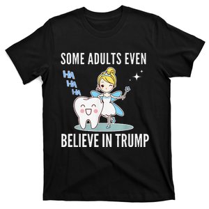 Funny Antitrump Tooth Fairy Laughing Humorous Cartoon T-Shirt