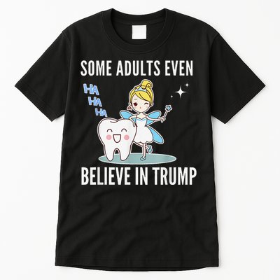 Funny Antitrump Tooth Fairy Laughing Humorous Cartoon Tall T-Shirt