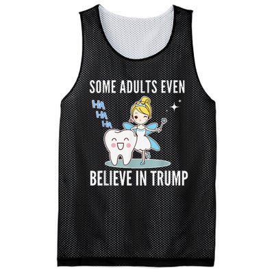 Funny Antitrump Tooth Fairy Laughing Humorous Cartoon Mesh Reversible Basketball Jersey Tank