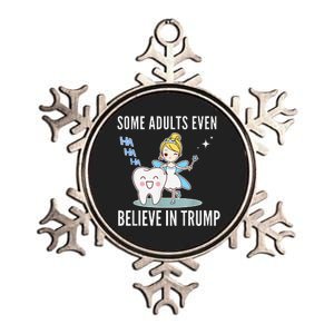 Funny Antitrump Tooth Fairy Laughing Humorous Cartoon Metallic Star Ornament