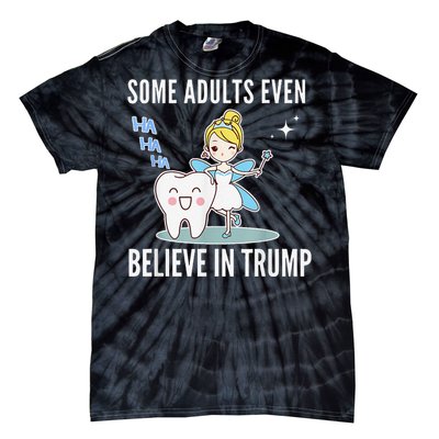 Funny Antitrump Tooth Fairy Laughing Humorous Cartoon Tie-Dye T-Shirt