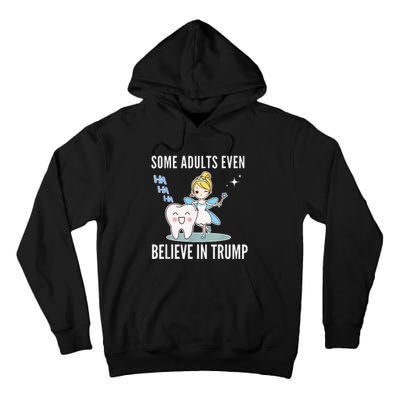 Funny Antitrump Tooth Fairy Laughing Humorous Cartoon Tall Hoodie