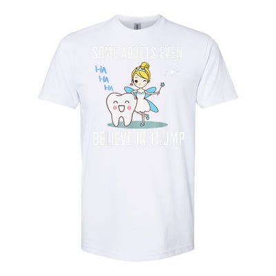 Funny Antitrump Tooth Fairy Laughing Humorous Cartoon Softstyle CVC T-Shirt