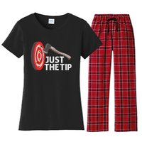 Funny Axe Throwing Design Axe Throwers Lovers Women's Flannel Pajama Set