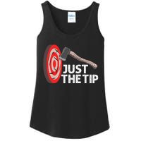 Funny Axe Throwing Design Axe Throwers Lovers Ladies Essential Tank