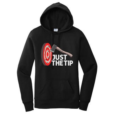 Funny Axe Throwing Design Axe Throwers Lovers Women's Pullover Hoodie