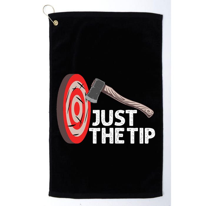 Funny Axe Throwing Design Axe Throwers Lovers Golf Towel