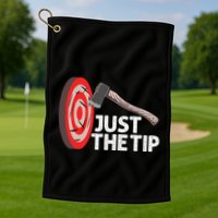 Funny Axe Throwing Design Axe Throwers Lovers Golf Towel