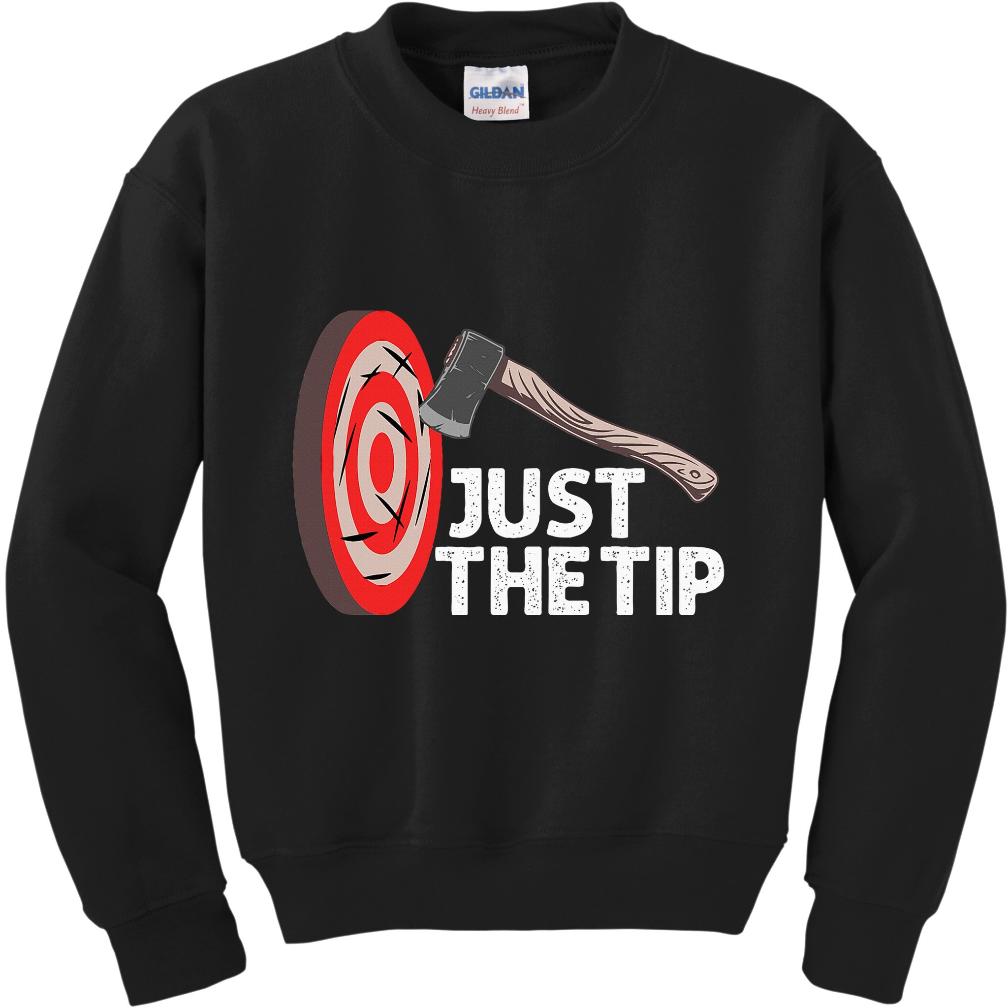 Funny Axe Throwing Design Axe Throwers Lovers Kids Sweatshirt