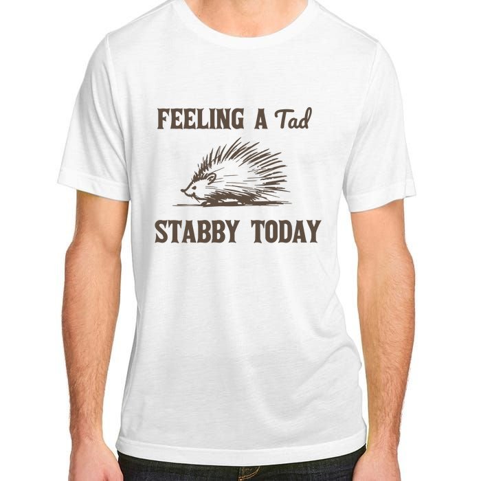 Feeling A Tad Stabby Vintage Graphic Adult ChromaSoft Performance T-Shirt