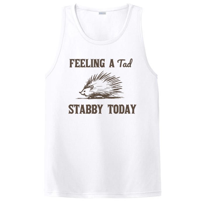 Feeling A Tad Stabby Vintage Graphic PosiCharge Competitor Tank