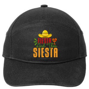 Fiesta And Then Siesta Cinco De Mayo Costume Essential 7-Panel Snapback Hat