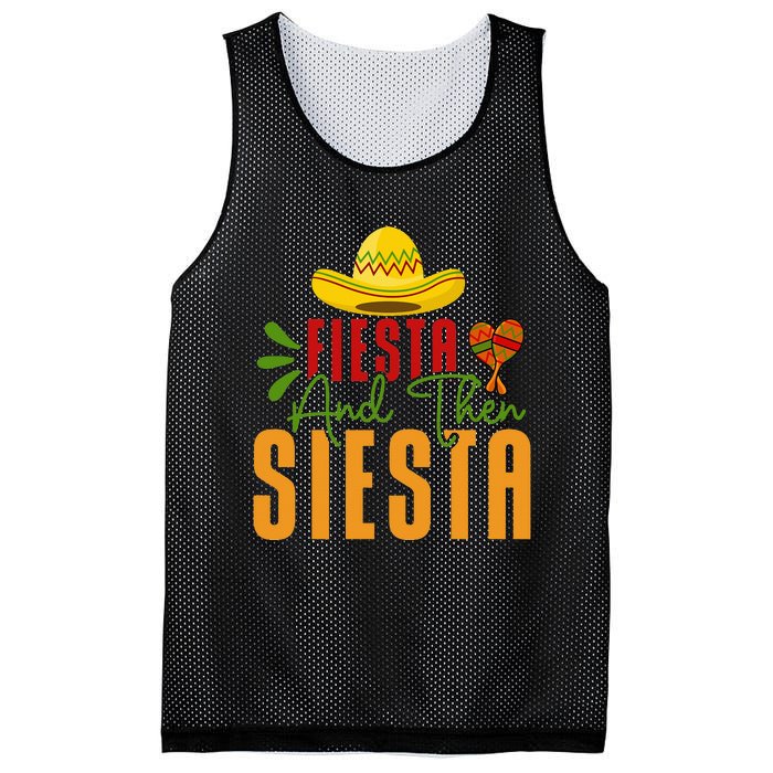 Fiesta And Then Siesta Cinco De Mayo Costume Essential Mesh Reversible Basketball Jersey Tank