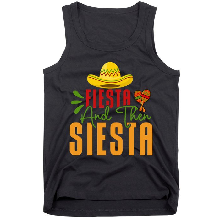 Fiesta And Then Siesta Cinco De Mayo Costume Essential Tank Top