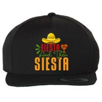 Fiesta And Then Siesta Cinco De Mayo Costume Essential Wool Snapback Cap