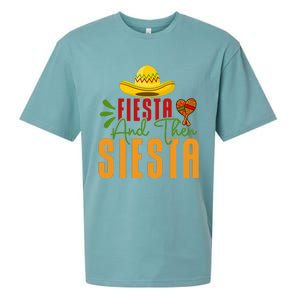 Fiesta And Then Siesta Cinco De Mayo Costume Essential Sueded Cloud Jersey T-Shirt