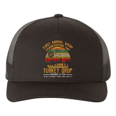 First Annual Thanksgiving Day Turkey Drop 22nd November Retr Yupoong Adult 5-Panel Trucker Hat