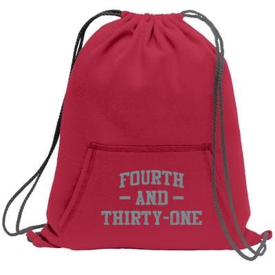 Fourth And Thirty One 4th And 31 Sweatshirt Cinch Pack Bag