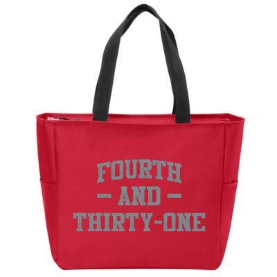 Fourth And Thirty One 4th And 31 Zip Tote Bag