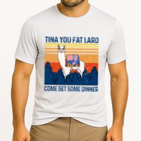 Funny Alpaca Tina You Fat Lard Come And Get Some Dinner Cooling Performance Crew T-Shirt