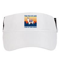 Funny Alpaca Tina You Fat Lard Come And Get Some Dinner Adult Drive Performance Visor