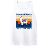 Funny Alpaca Tina You Fat Lard Come And Get Some Dinner PosiCharge Competitor Tank