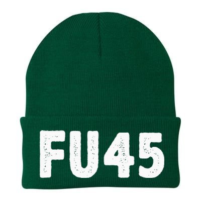 Fu45 Anti Trump Vintage Style Knit Cap Winter Beanie