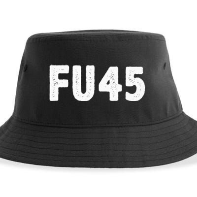 Fu45 Anti Trump Vintage Style Sustainable Bucket Hat