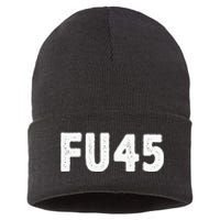 Fu45 Anti Trump Vintage Style Sustainable Knit Beanie