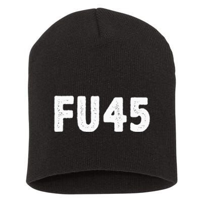 Fu45 Anti Trump Vintage Style Short Acrylic Beanie