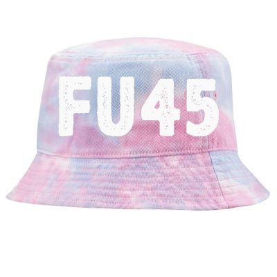 Fu45 Anti Trump Vintage Style Tie-Dyed Bucket Hat