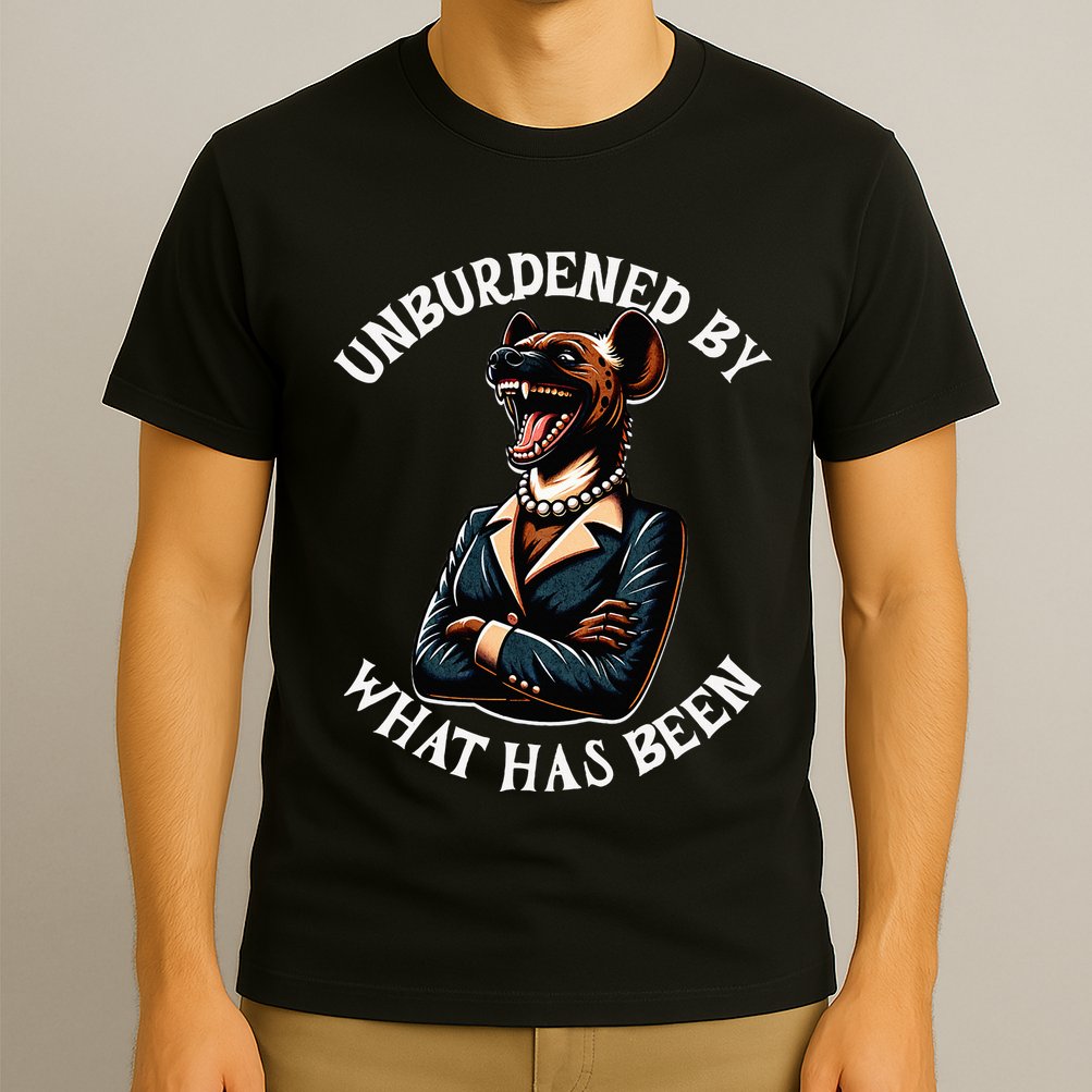 Funny Antikamala The Hyena With Famous Unburdened Quote T-Shirt
