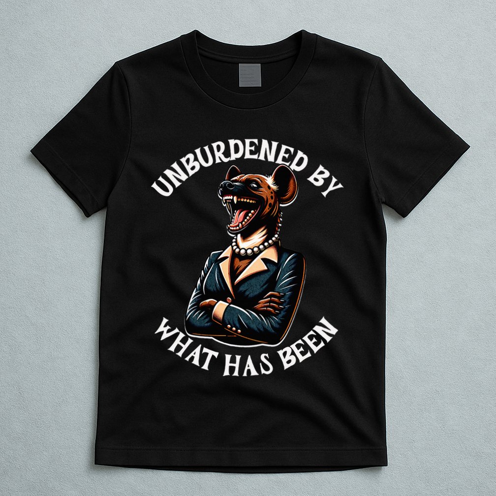 Funny Antikamala The Hyena With Famous Unburdened Quote T-Shirt