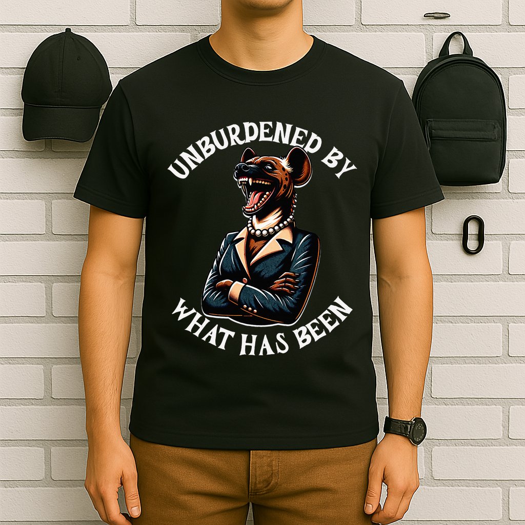 Funny Antikamala The Hyena With Famous Unburdened Quote T-Shirt