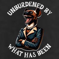 Funny Antikamala The Hyena With Famous Unburdened Quote Adult Drive Performance Visor