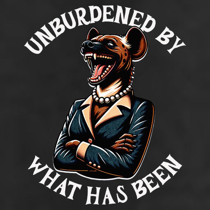 Funny Antikamala The Hyena With Famous Unburdened Quote Adult Drive Performance Visor