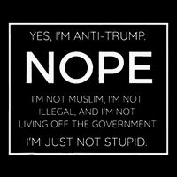 Funny Anti Trump Quote IM Just Not Stupid Impact Tech Backpack