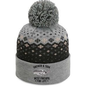 Father & Son Best Friends For Life The Baniff Cuffed Pom Beanie