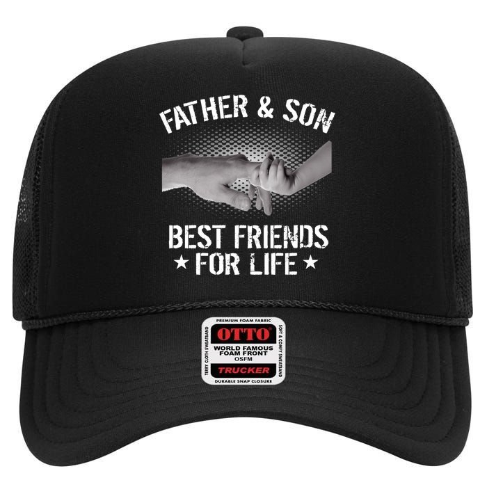 Father & Son Best Friends For Life High Crown Mesh Back Trucker Hat