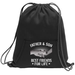 Father & Son Best Friends For Life Sweatshirt Cinch Pack Bag